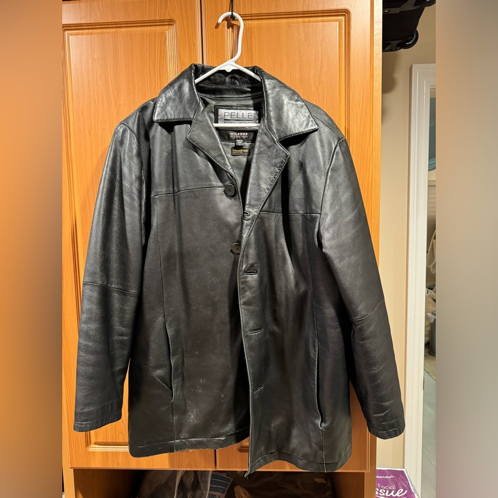 Black leather Jacket